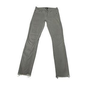 Mother Denim Looker Ankle Fray Size 24 A Walk In The Park Stretch Gray‎ #B11-1